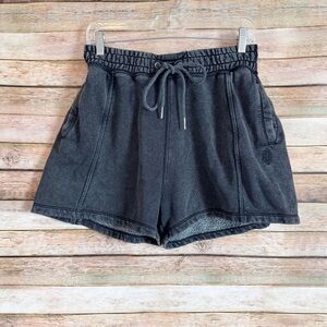 FP Movement Black Sprint to the Finish French Terry Sweat Lounge Shorts Size S